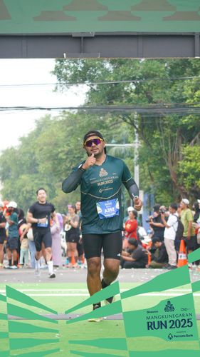 Race photo from Mangkunegaran Run 2025