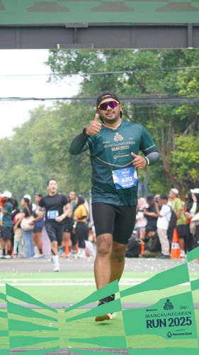 Race photo from Mangkunegaran Run 2025