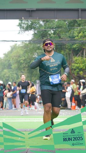 Race photo from Mangkunegaran Run 2025