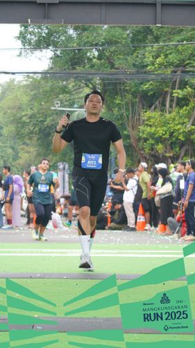 Race photo from Mangkunegaran Run 2025