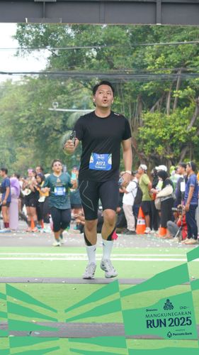 Race photo from Mangkunegaran Run 2025