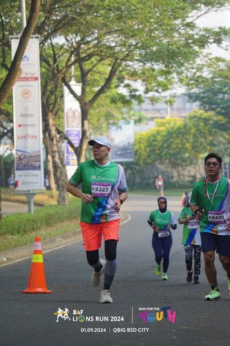 Race photo from BAF LIONS RUN 2024