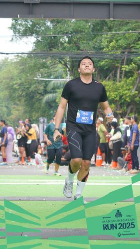 Race photo from Mangkunegaran Run 2025
