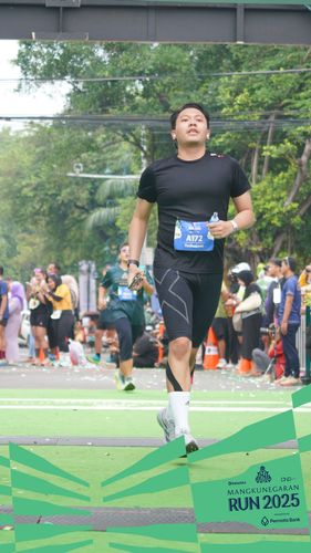 Race photo from Mangkunegaran Run 2025