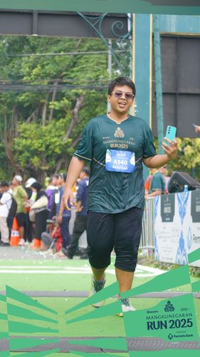 Race photo from Mangkunegaran Run 2025