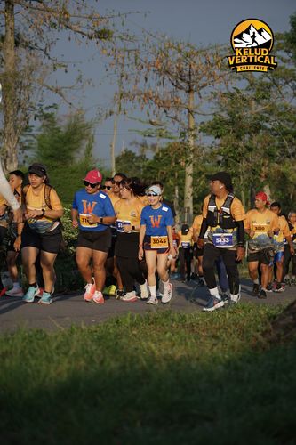 Race photo from Kelud Vertical Challenge 2024