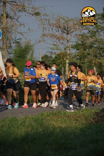 Race photo from Kelud Vertical Challenge 2024