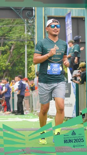 Race photo from Mangkunegaran Run 2025
