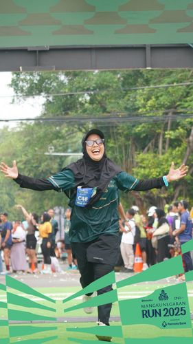Race photo from Mangkunegaran Run 2025