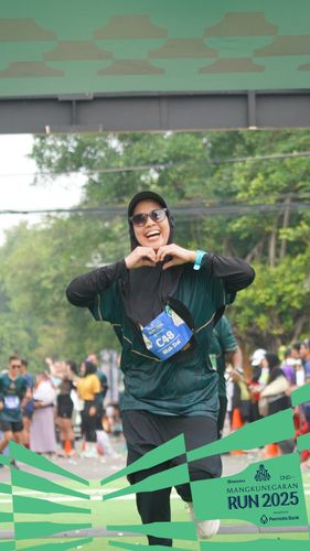 Race photo from Mangkunegaran Run 2025