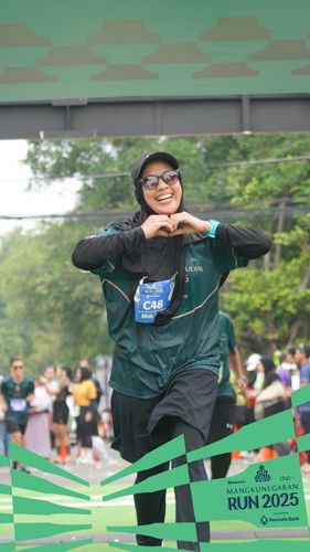 Race photo from Mangkunegaran Run 2025