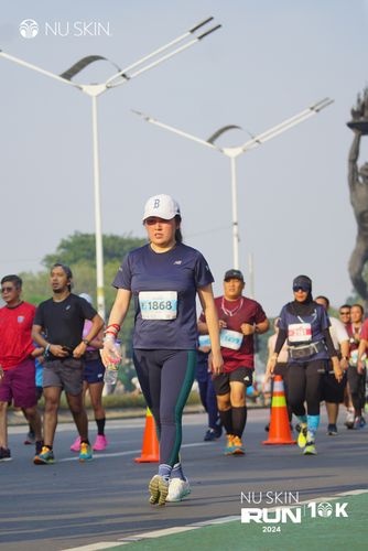 Race photo from Nu Skin Run 10K