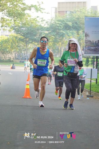 Race photo from BAF LIONS RUN 2024