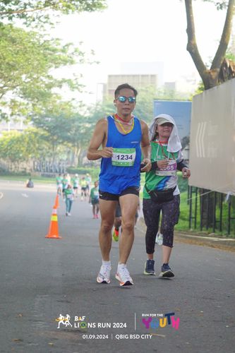 Race photo from BAF LIONS RUN 2024