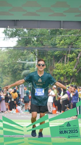 Race photo from Mangkunegaran Run 2025