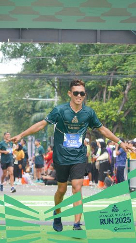 Race photo from Mangkunegaran Run 2025