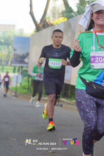 Race photo from BAF LIONS RUN 2024