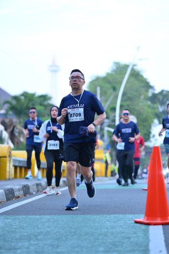 Race photo from KEMLU RUN 2025
