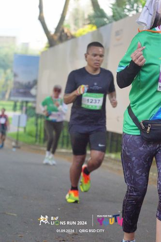Race photo from BAF LIONS RUN 2024