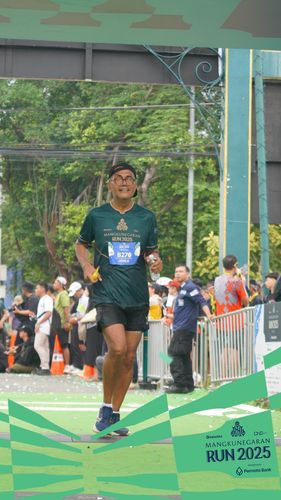 Race photo from Mangkunegaran Run 2025