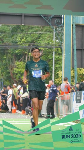 Race photo from Mangkunegaran Run 2025