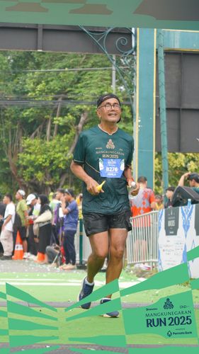 Race photo from Mangkunegaran Run 2025