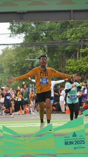 Race photo from Mangkunegaran Run 2025