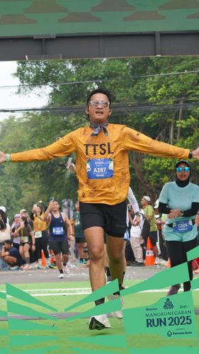 Race photo from Mangkunegaran Run 2025