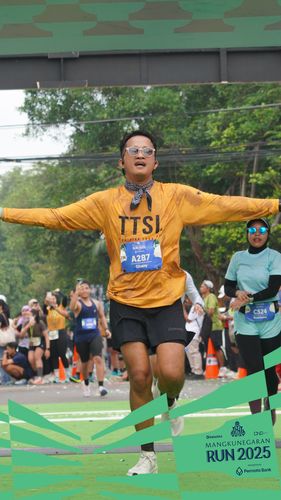Race photo from Mangkunegaran Run 2025
