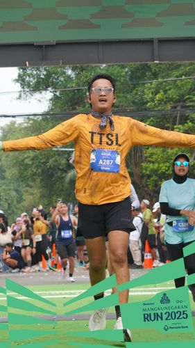Race photo from Mangkunegaran Run 2025