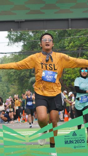 Race photo from Mangkunegaran Run 2025