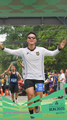 Race photo from Mangkunegaran Run 2025