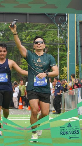 Race photo from Mangkunegaran Run 2025