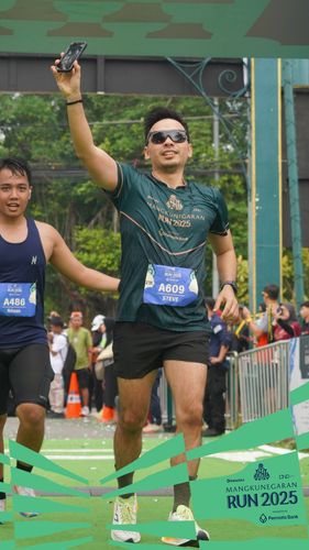 Race photo from Mangkunegaran Run 2025