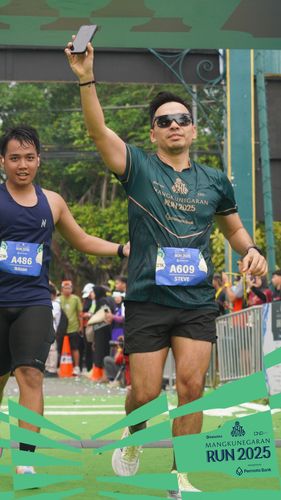 Race photo from Mangkunegaran Run 2025