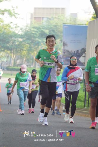 Race photo from BAF LIONS RUN 2024