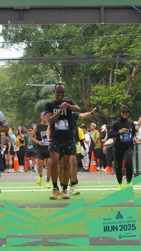 Race photo from Mangkunegaran Run 2025