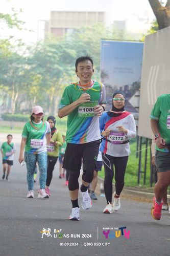 Race photo from BAF LIONS RUN 2024
