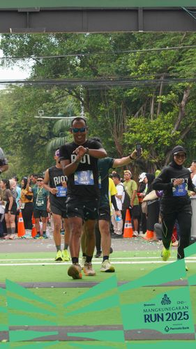 Race photo from Mangkunegaran Run 2025