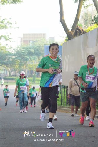 Race photo from BAF LIONS RUN 2024