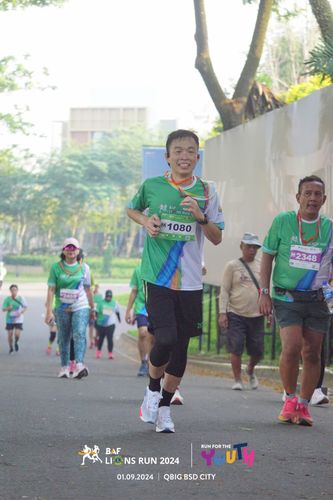Race photo from BAF LIONS RUN 2024