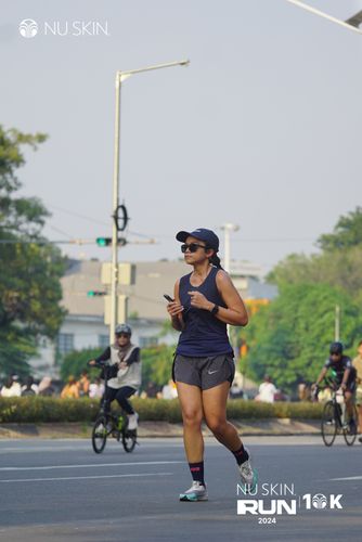 Race photo from Nu Skin Run 10K
