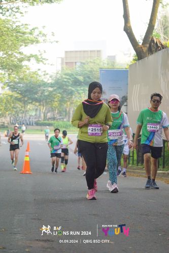 Race photo from BAF LIONS RUN 2024