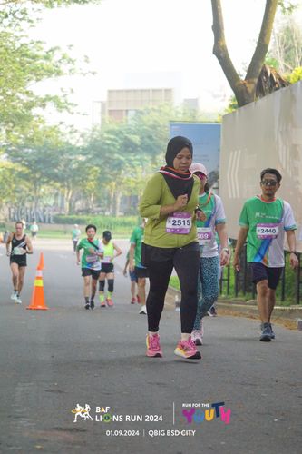 Race photo from BAF LIONS RUN 2024