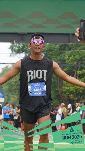Race photo from Mangkunegaran Run 2025