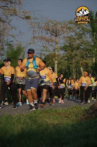 Race photo from Kelud Vertical Challenge 2024
