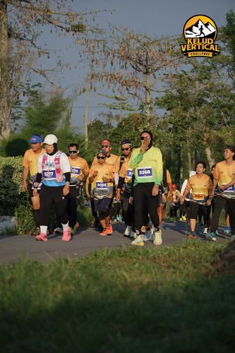 Race photo from Kelud Vertical Challenge 2024