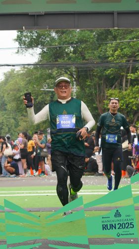 Race photo from Mangkunegaran Run 2025
