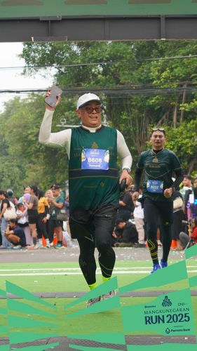 Race photo from Mangkunegaran Run 2025