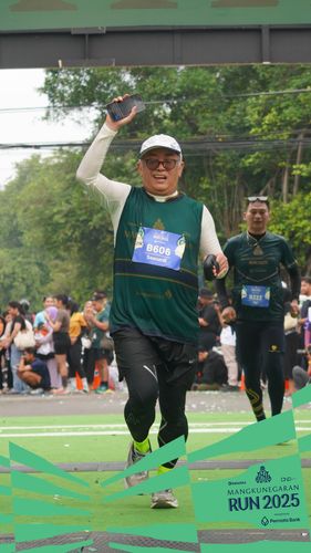 Race photo from Mangkunegaran Run 2025